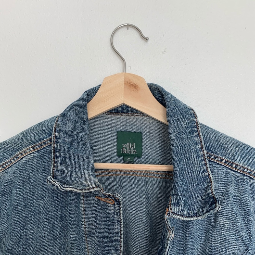 Wild Fable Denim Jacket - Oversized Medium Wash